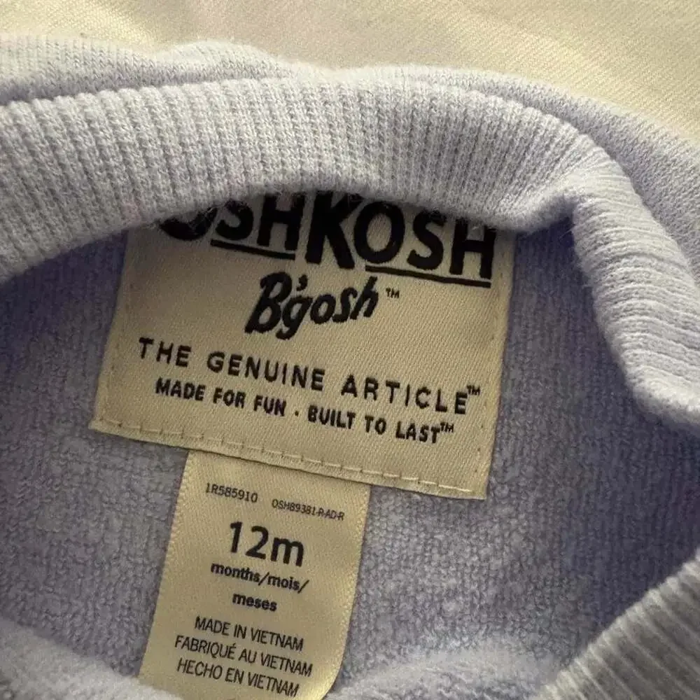 OshKosh B'gosh Periwinkle Lace Detail Sweatshirt